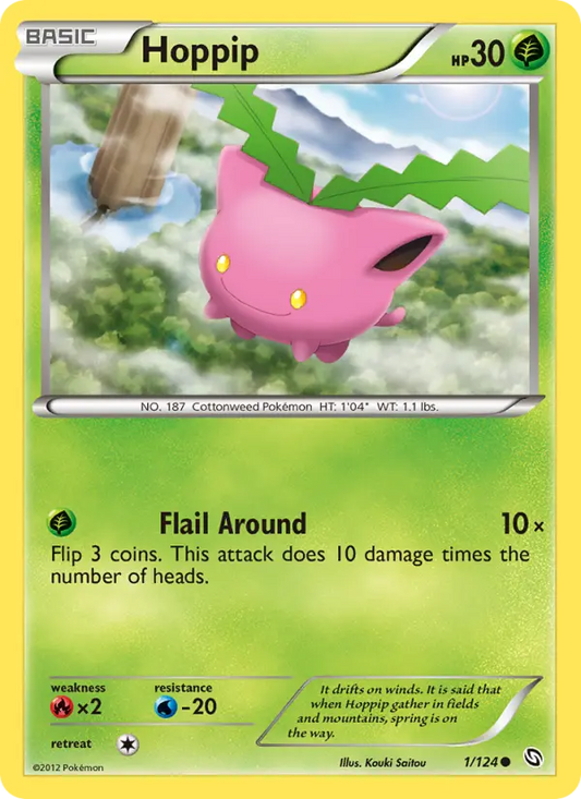 Hoppip 1 Dragons Exalted Pokesingles