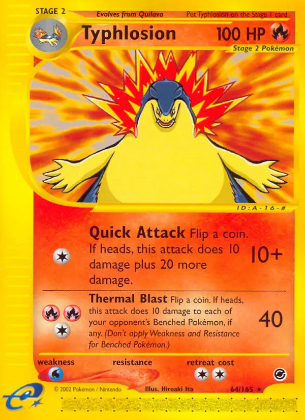 Typhlosion 64 Expedition Base Set Pokesingles