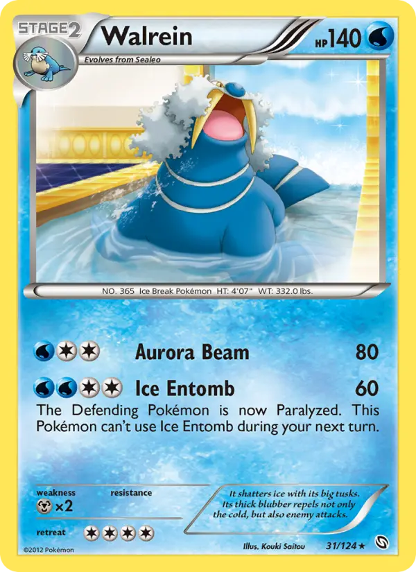 Walrein 31 Dragons Exalted Pokesingles