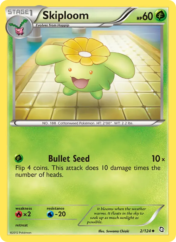 Skiploom 2 Dragons Exalted Pokesingles