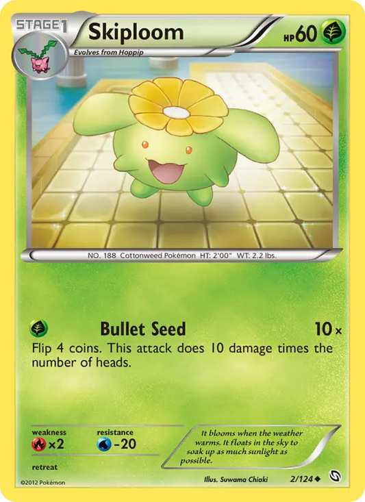 Skiploom 2 Dragons Exalted Pokesingles