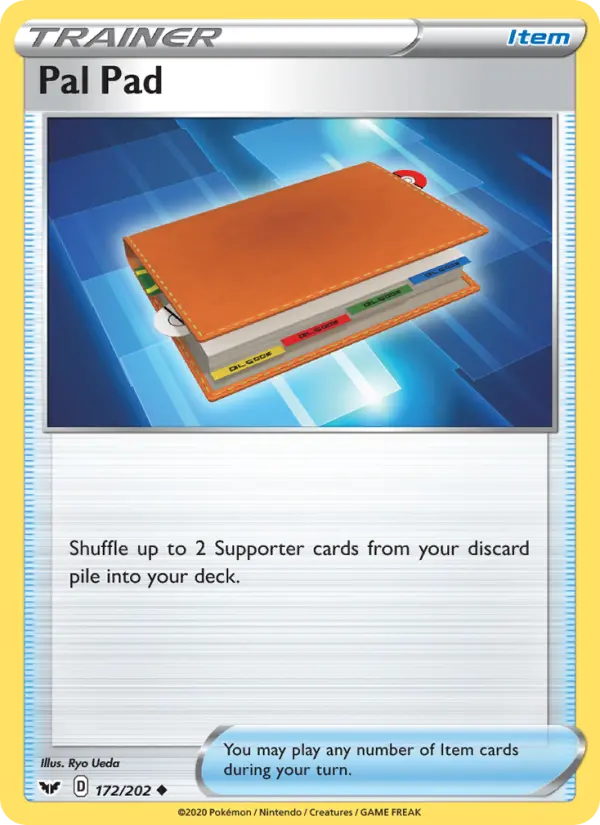 Pal Pad 172 Sword & Shield Pokesingles