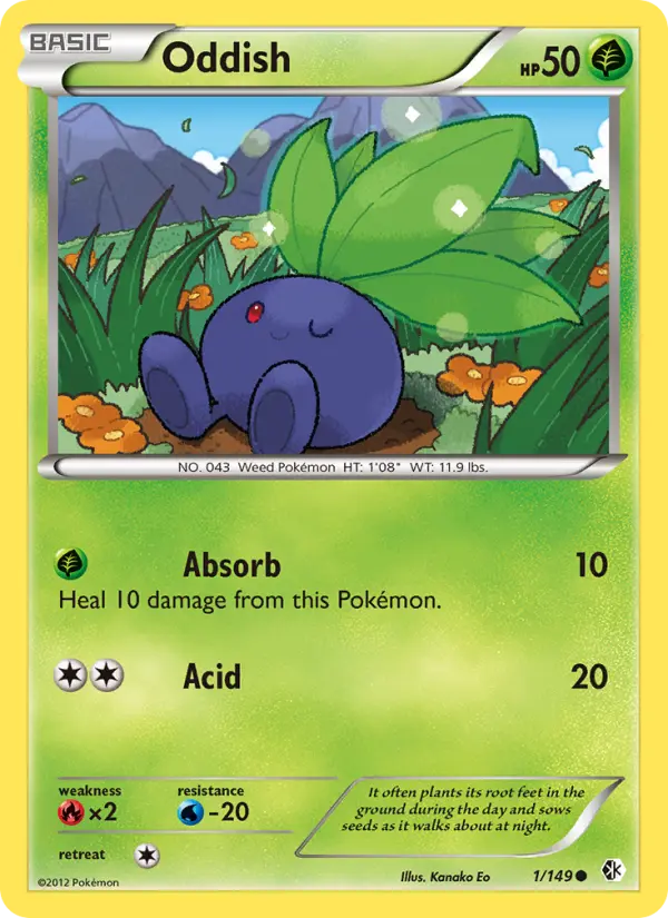 Oddish 1 Boundaries Crossed Pokesingles