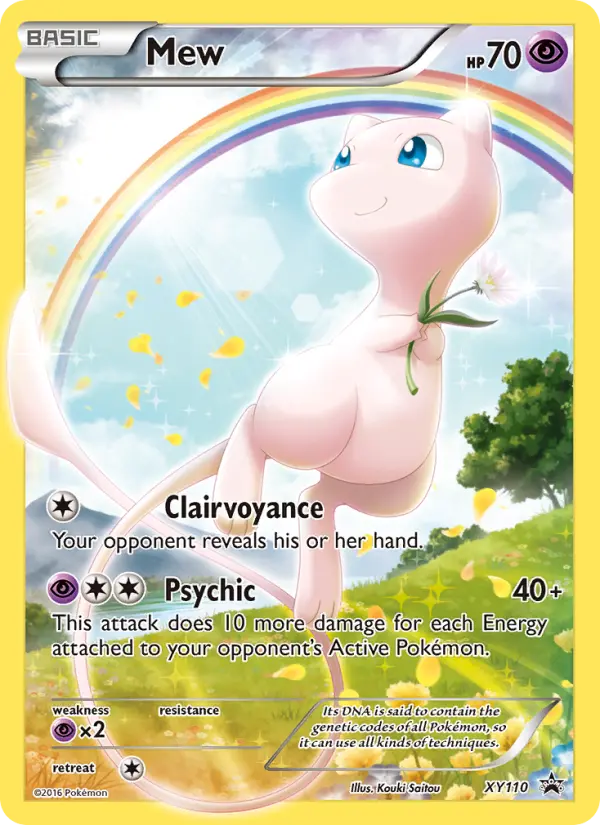 Mew XY110 XY Black Star Promos Pokesingles