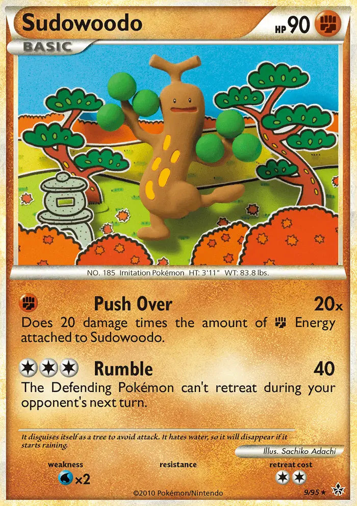 Sudowoodo 9 Unleashed Pokesingles