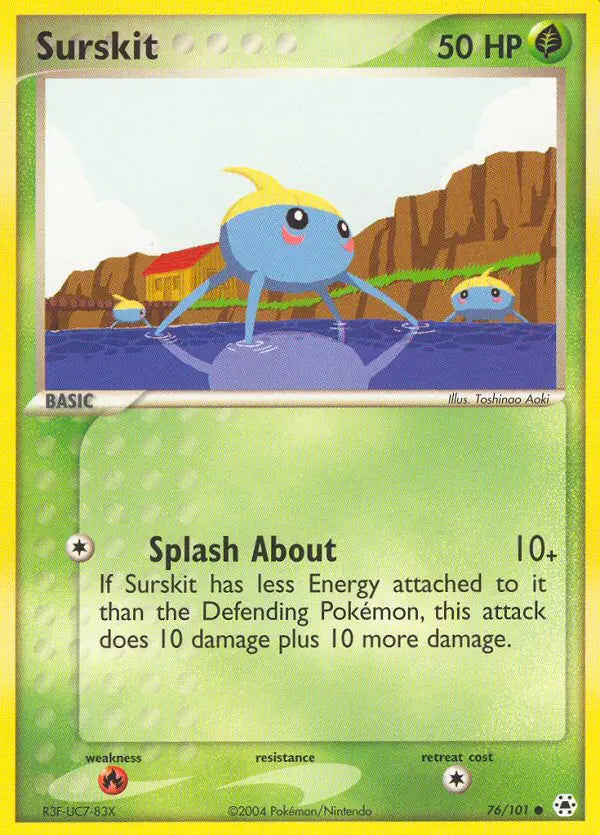 Surskit 76 Hidden Legends Pokesingles