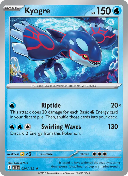 Kyogre 34 Mega Evolution Pokesingles