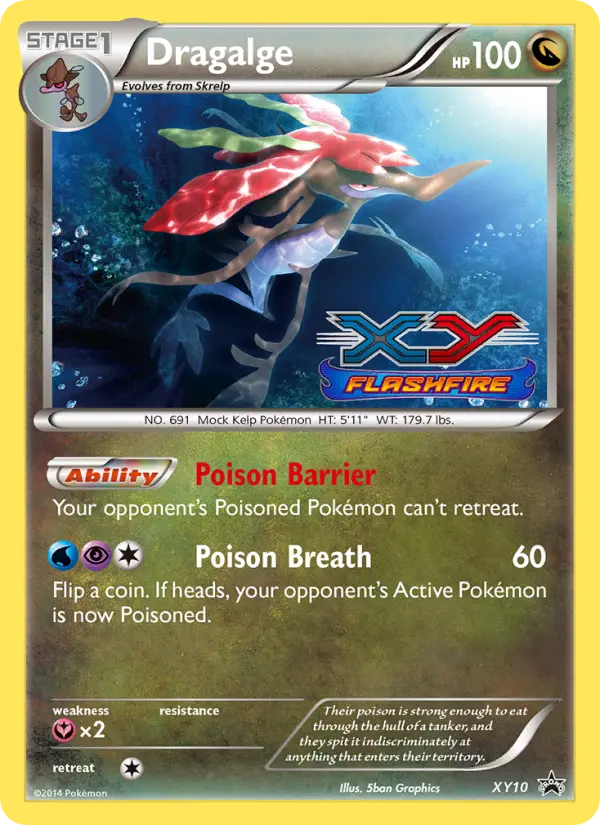 Dragalge XY10 XY Black Star Promos Pokesingles