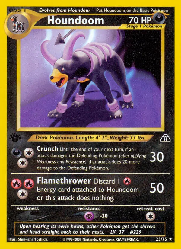 Houndoom 23 Neo Discovery Pokesingles