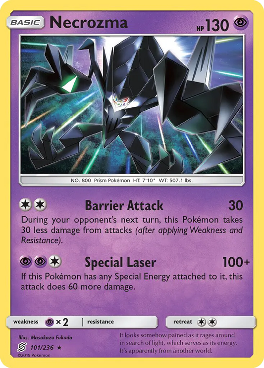 Necrozma 101 Unified Minds Pokesingles