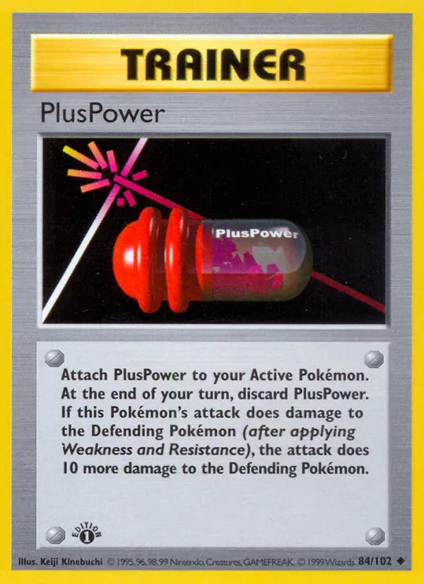 PlusPower 84 Base Set Pokesingles