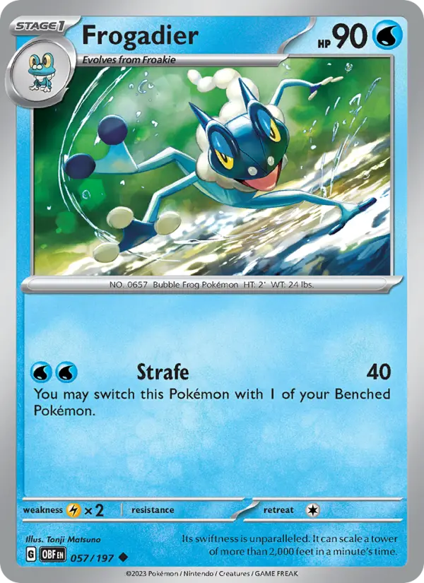 Frogadier 57 Obsidian Flames Pokesingles