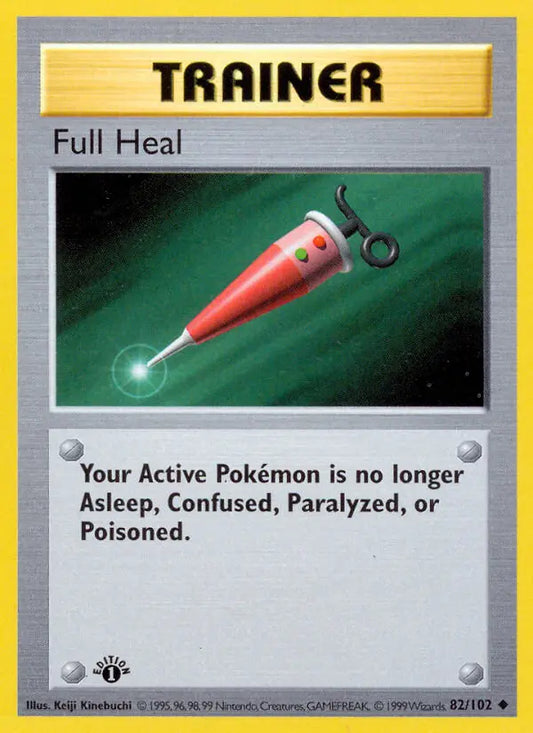 Full Heal 82 Base Set Pokesingles