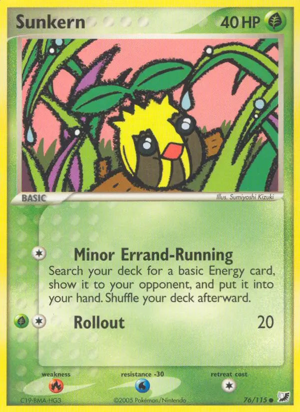 Sunkern 76 Unseen Forces Pokesingles