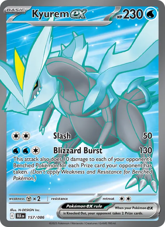 Kyurem ex 157 Black Bolt Pokesingles