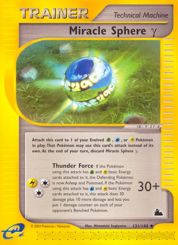 Miracle Sphere Gamma 131 Skyridge Pokesingles