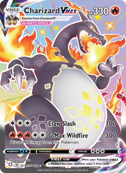 Charizard VMAX SV107 Shining Fates Pokesingles