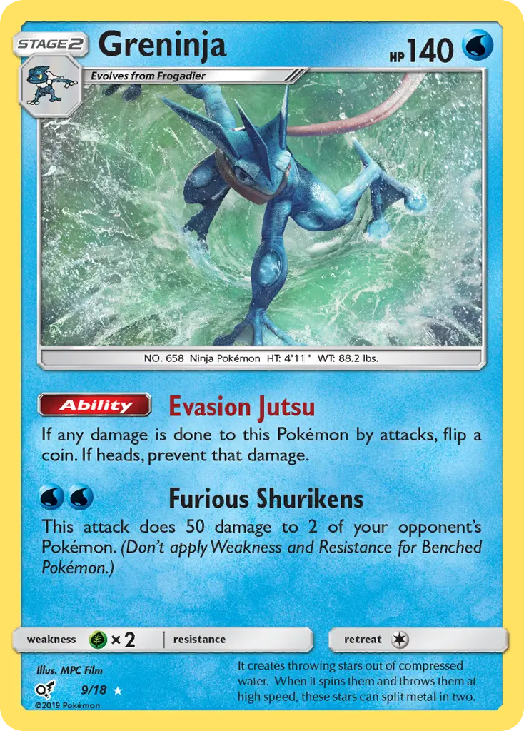 Greninja 9 Detective Pikachu Pokesingles