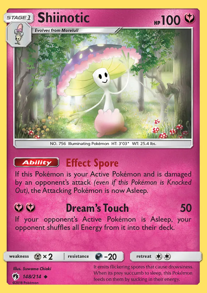Shiinotic 148 Lost Thunder Pokesingles