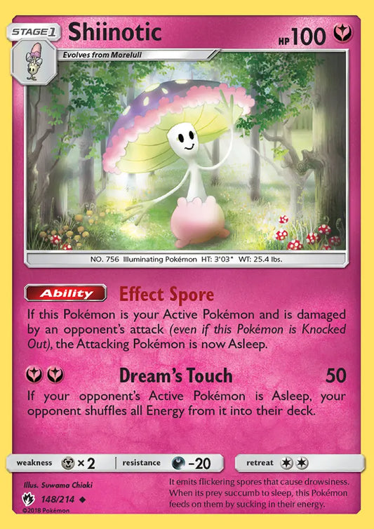 Shiinotic 148 Lost Thunder Pokesingles