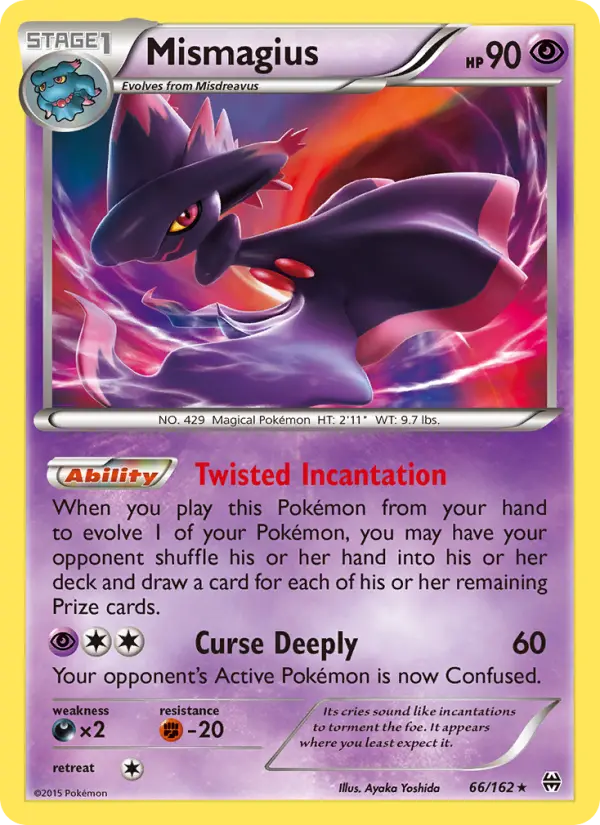 Mismagius 66 BREAKthrough Pokesingles