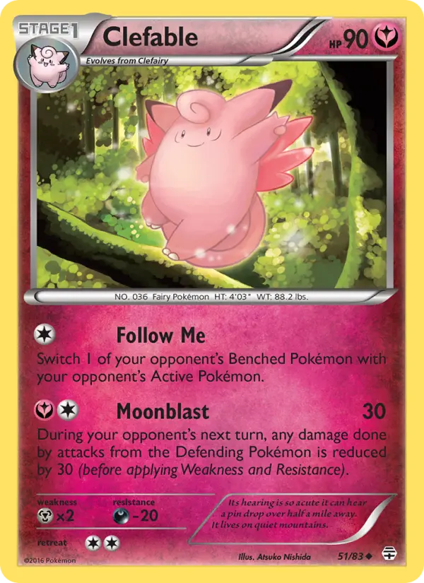 Clefable 51 Generations Pokesingles