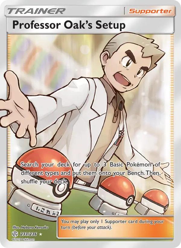 Professor Oak’s Setup 233 Cosmic Eclipse Pokesingles