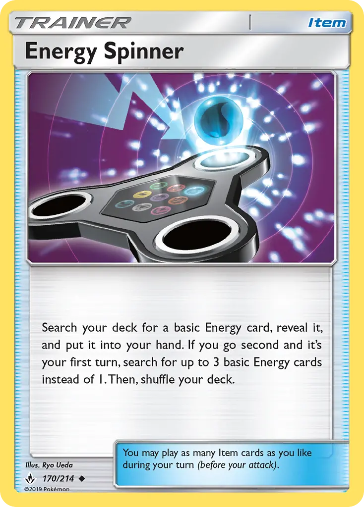 Energy Spinner 170 Unbroken Bonds Pokesingles