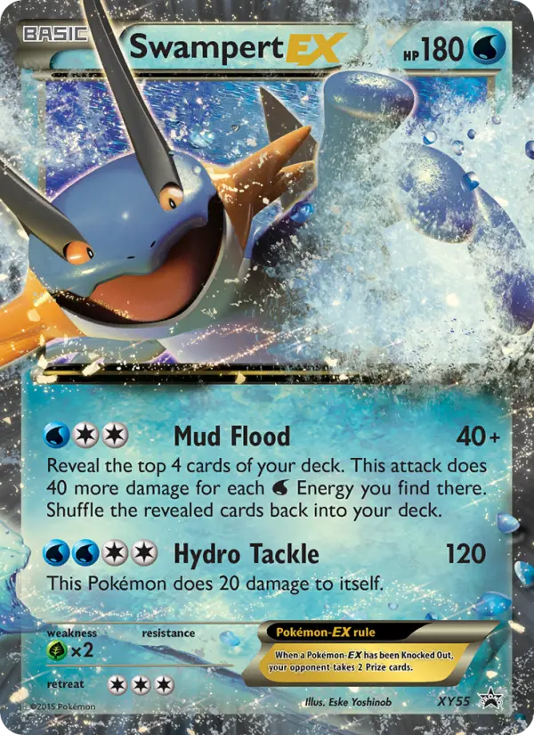 Swampert EX XY55 XY Black Star Promos Pokesingles