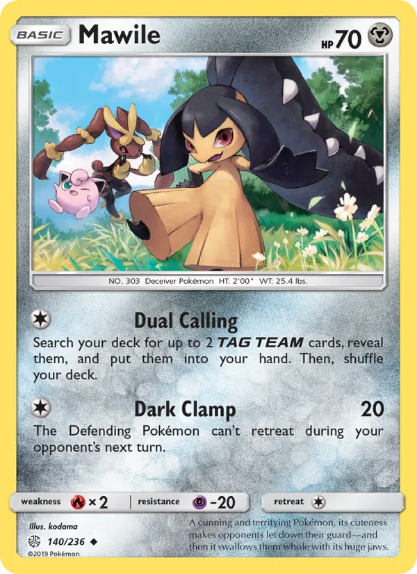 Mawile 140 Cosmic Eclipse Pokesingles