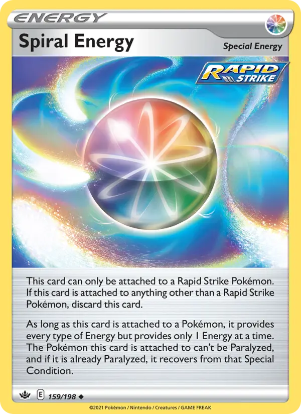 Spiral Energy 159 Chilling Reign Pokesingles
