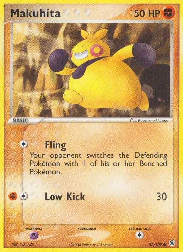 Makuhita 57 Ruby & Sapphire Pokesingles