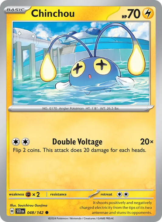 Chinchou 48 Stellar Crown Pokesingles