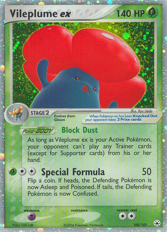 Vileplume ex 100 Hidden Legends Pokesingles