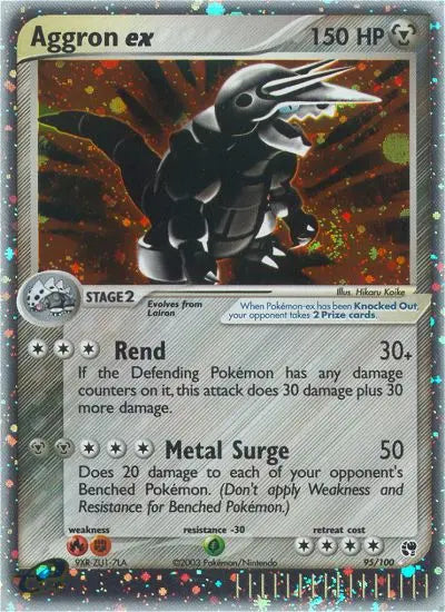 Aggron ex 95 Sandstorm Pokesingles