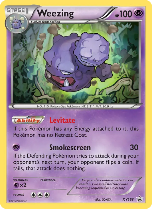 Weezing XY163 XY Black Star Promos Pokesingles