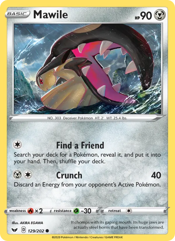 Mawile 129 Sword & Shield Pokesingles