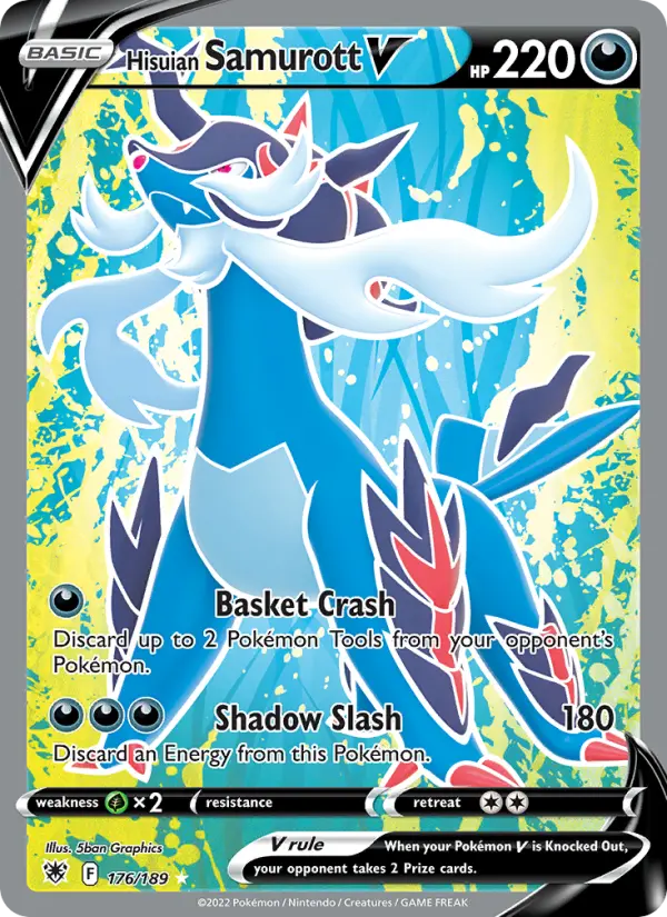 Hisuian Samurott V 176 Astral Radiance Pokesingles