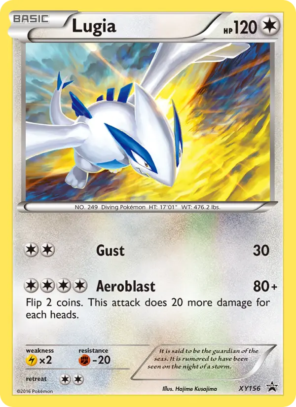 Lugia XY156 XY Black Star Promos Pokesingles