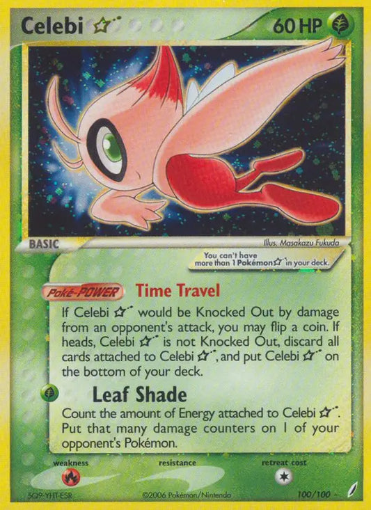 Celebi Star 100 Crystal Guardians Pokesingles