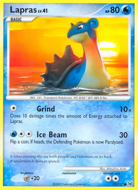 Lapras 79 Platinum Pokesingles