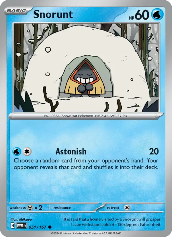 Snorunt 51 Twilight Masquerade Pokesingles