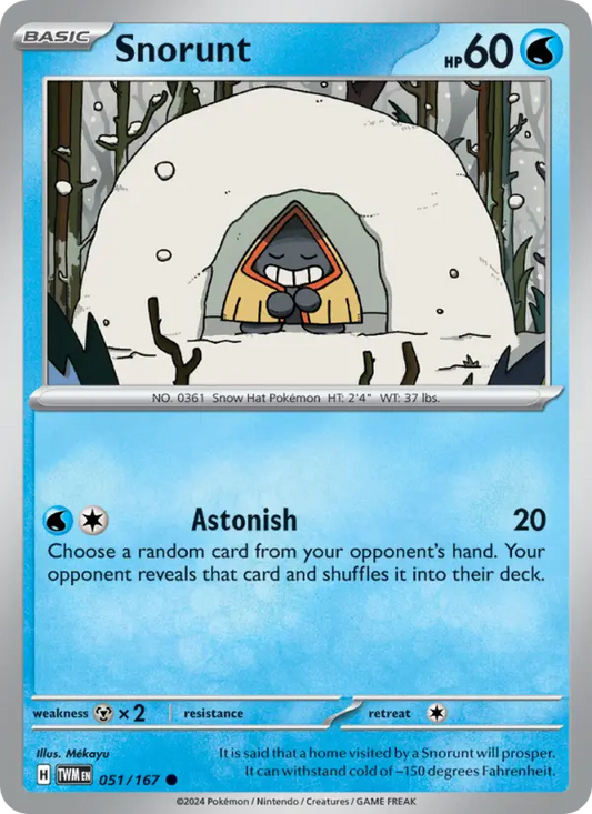 Snorunt 51 Twilight Masquerade Pokesingles
