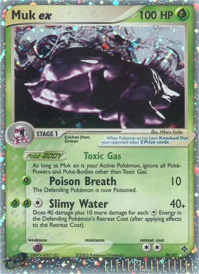 Muk ex 96 Dragon Pokesingles