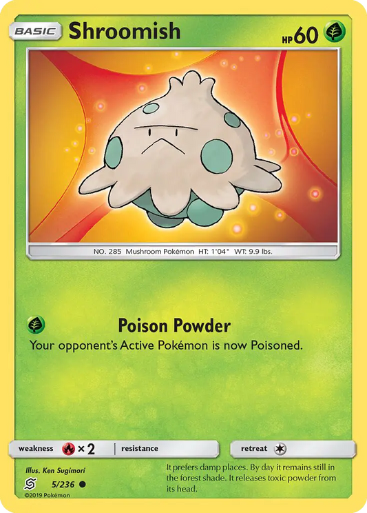 Shroomish 5 Unified Minds Pokesingles