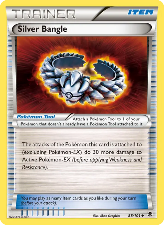 Silver Bangle 88 Plasma Blast Pokesingles