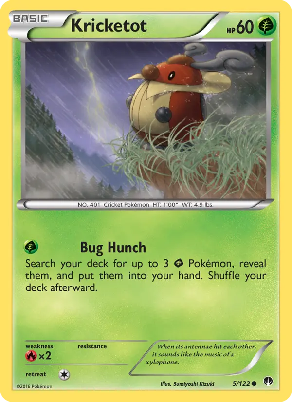 Kricketot 5 BREAKpoint Pokesingles