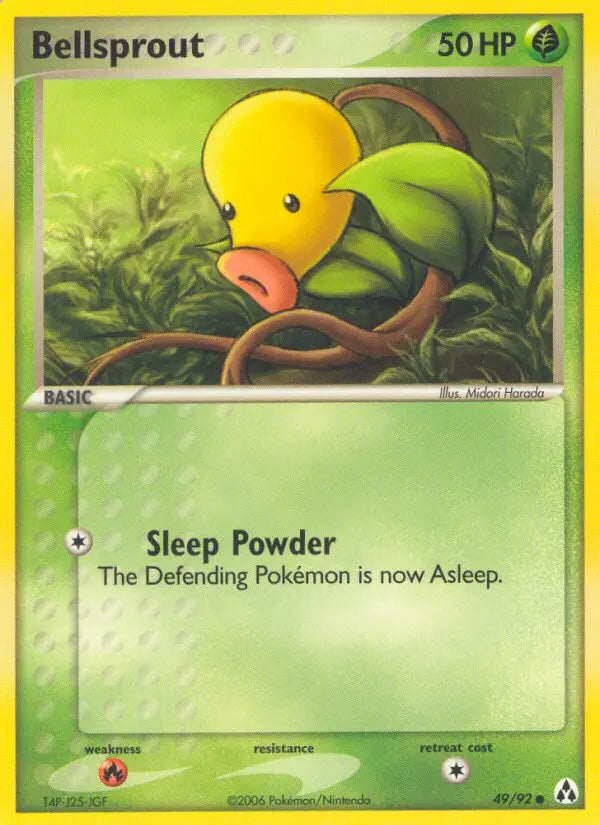Bellsprout 49 Legend Maker Pokesingles