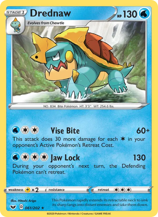 Drednaw 61 Sword & Shield Pokesingles