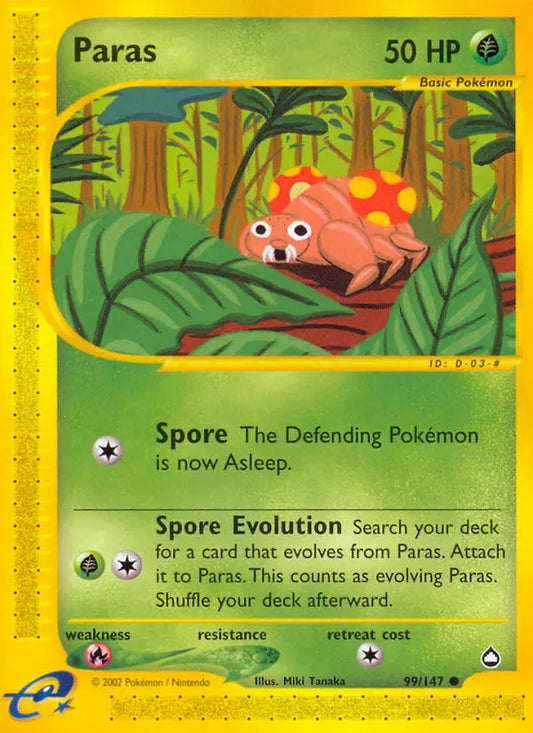 Paras 99 Aquapolis Pokesingles